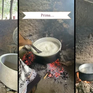 La cucina della scuola prima dei lavori